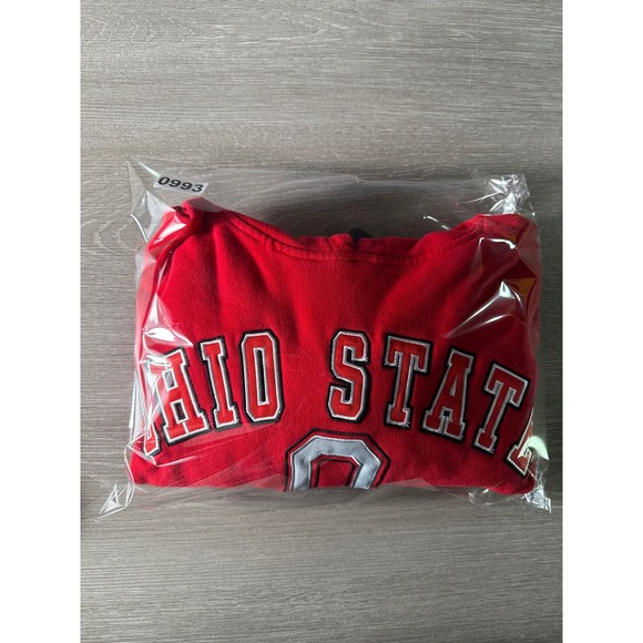 Ohio State Buckeyes Hoodie Sweatshirt Men's Size M Red Pullover NCAA Football - Picture 13 of 13